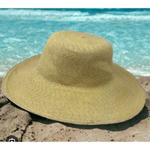 SOLD J Crew wide brim paper straw sun hat $70